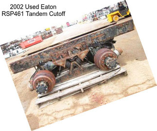 2002 Used Eaton RSP461 Tandem Cutoff