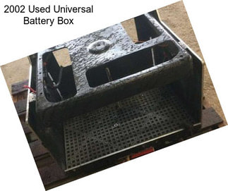 2002 Used Universal Battery Box