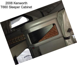 2008 Kenworth T660 Sleeper Cabinet