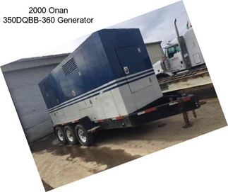 2000 Onan 350DQBB-360 Generator