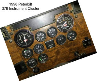 1998 Peterbilt 378 Instrument Cluster