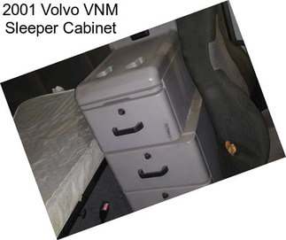 2001 Volvo VNM Sleeper Cabinet