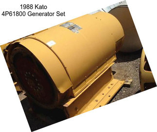 1988 Kato 4P61800 Generator Set