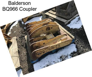 Balderson BQ966 Coupler