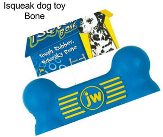 Isqueak dog toy Bone
