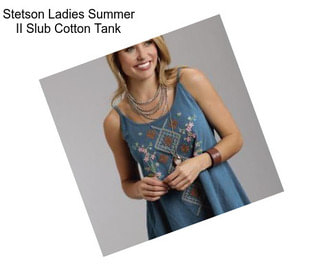 Stetson Ladies Summer II Slub Cotton Tank