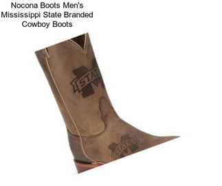 Nocona Boots Men\'s Mississippi State Branded Cowboy Boots