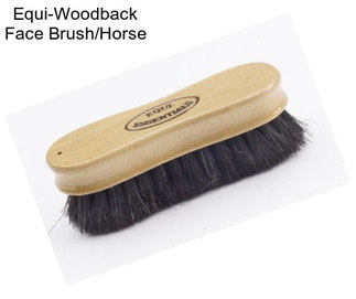 Equi-Woodback Face Brush/Horse