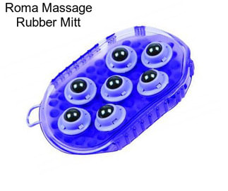 Roma Massage Rubber Mitt