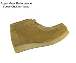 Roper Mens Performance Suede Chukka - Sand