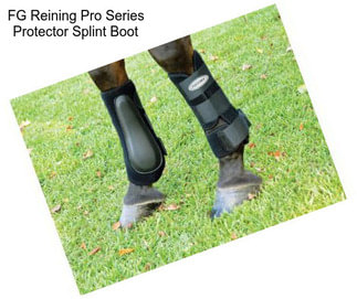 FG Reining Pro Series Protector Splint Boot