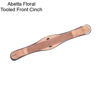 Abetta Floral Tooled Front Cinch