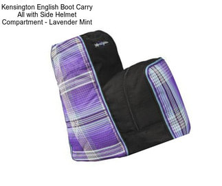 Kensington English Boot Carry All with Side Helmet Compartment - Lavender Mint