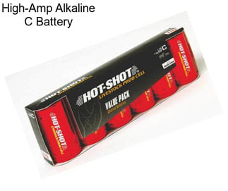 High-Amp Alkaline C Battery