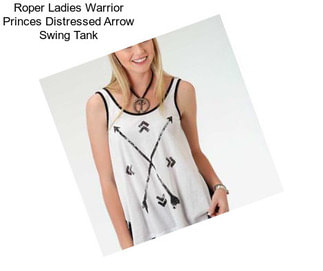 Roper Ladies Warrior Princes Distressed Arrow Swing Tank