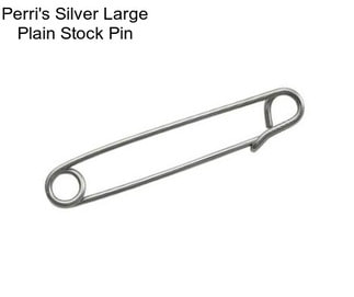 Perri\'s Silver Large Plain Stock Pin