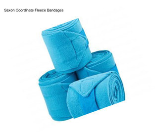 Saxon Coordinate Fleece Bandages