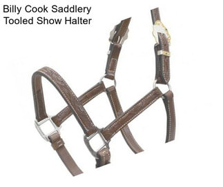 Billy Cook Saddlery Tooled Show Halter