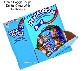Denta Doggie Tough Dental Chew With Toothpaste