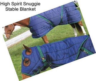 High Spirit Snuggie Stable Blanket