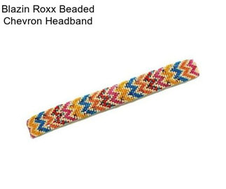 Blazin Roxx Beaded Chevron Headband