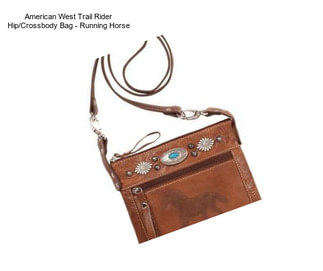 American West Trail Rider Hip/Crossbody Bag - Running Horse