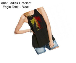 Ariat Ladies Gradient Eagle Tank - Black