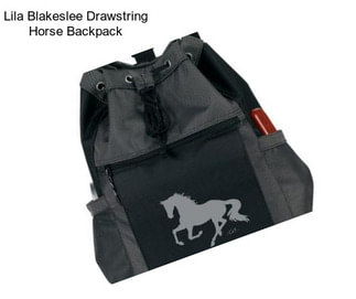 Lila Blakeslee Drawstring Horse Backpack