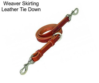 Weaver Skirting Leather Tie Down