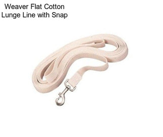 Weaver Flat Cotton Lunge Line with Snap