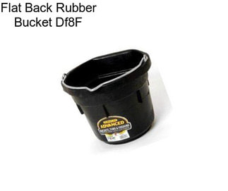 Flat Back Rubber Bucket Df8F