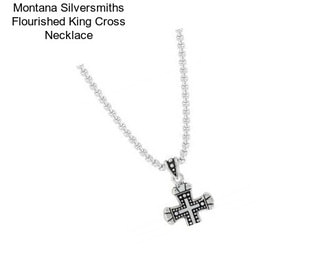 Montana Silversmiths Flourished King Cross Necklace