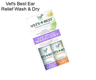 Vet\'s Best Ear Relief Wash & Dry