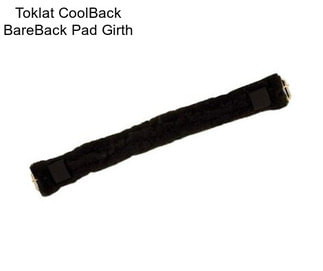 Toklat CoolBack BareBack Pad Girth