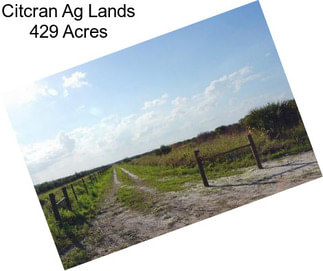 Citcran Ag Lands 429 Acres