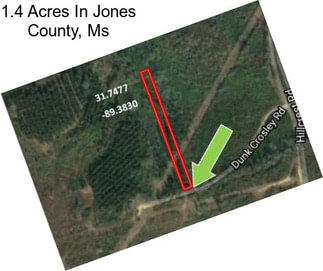 1.4 Acres In Jones County, Ms