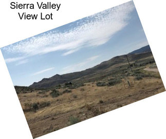 Sierra Valley View Lot