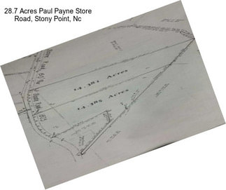 28.7 Acres Paul Payne Store Road, Stony Point, Nc