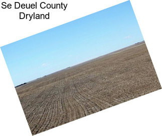 Se Deuel County Dryland