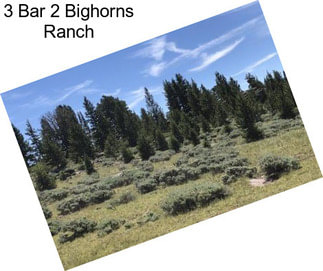 3 Bar 2 Bighorns Ranch