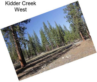 Kidder Creek West