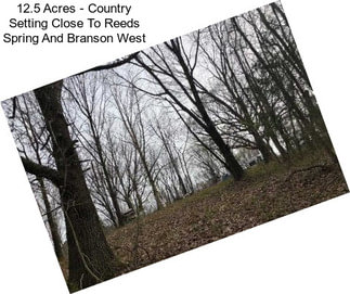 12.5 Acres - Country Setting Close To Reeds Spring And Branson West