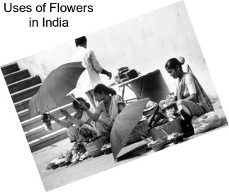 Uses of Flowers in India