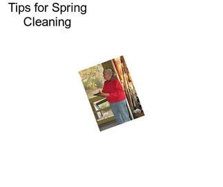 Tips for Spring Cleaning