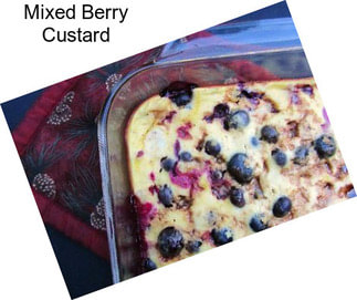 Mixed Berry Custard