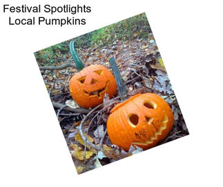 Festival Spotlights Local Pumpkins