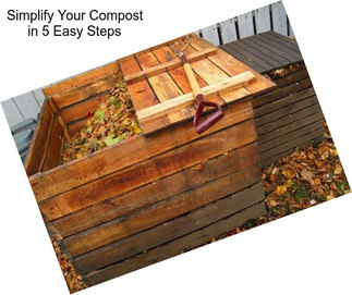 Simplify Your Compost in 5 Easy Steps