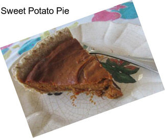 Sweet Potato Pie