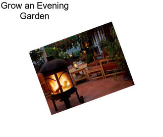 Grow an Evening Garden