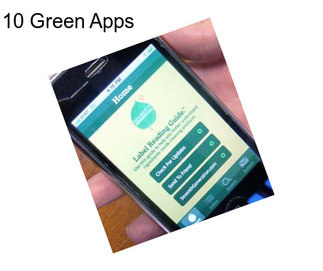 10 Green Apps